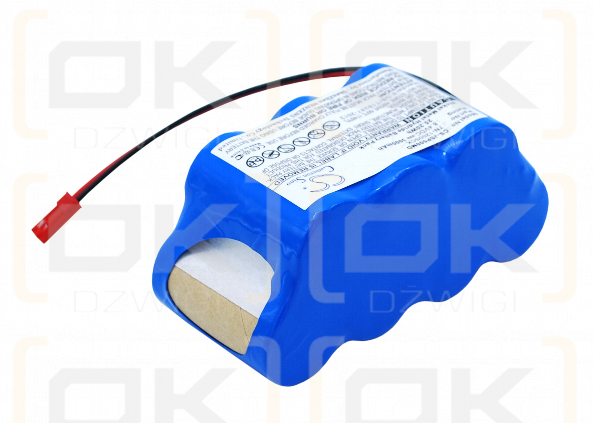 JMS SP-500 Spritzenpumpe / 7N-1200SCK 3000 mAh Ni-MH 8,4 V (Cameron Sino)