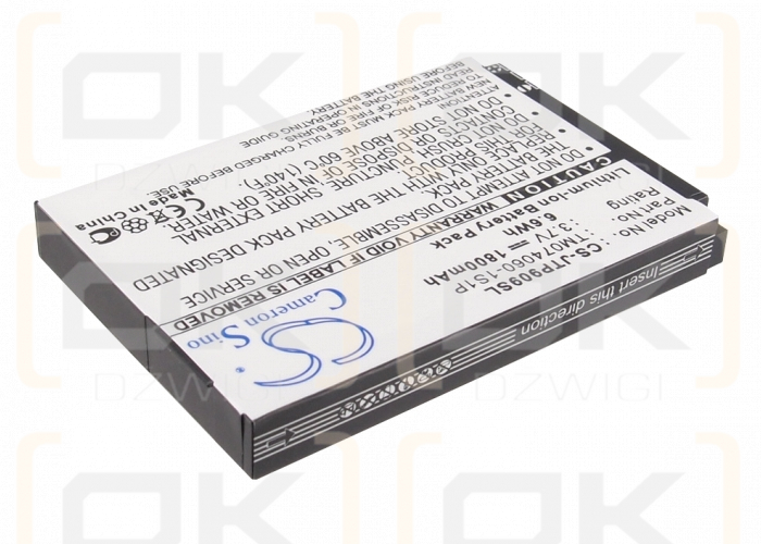 JCB Pro-Smart / TM074060-1S1P 1800mAh Li-ion 3.7V (Cameron Sino)