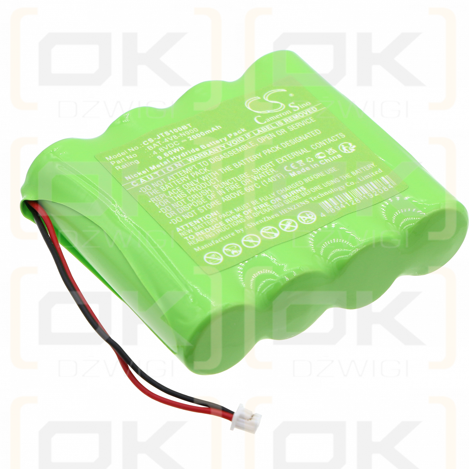 Jablotron JA-100 Signal Repeater / BAT-4V8-N900 2000mAh Ni-MH 4.8V (Cameron Sino)