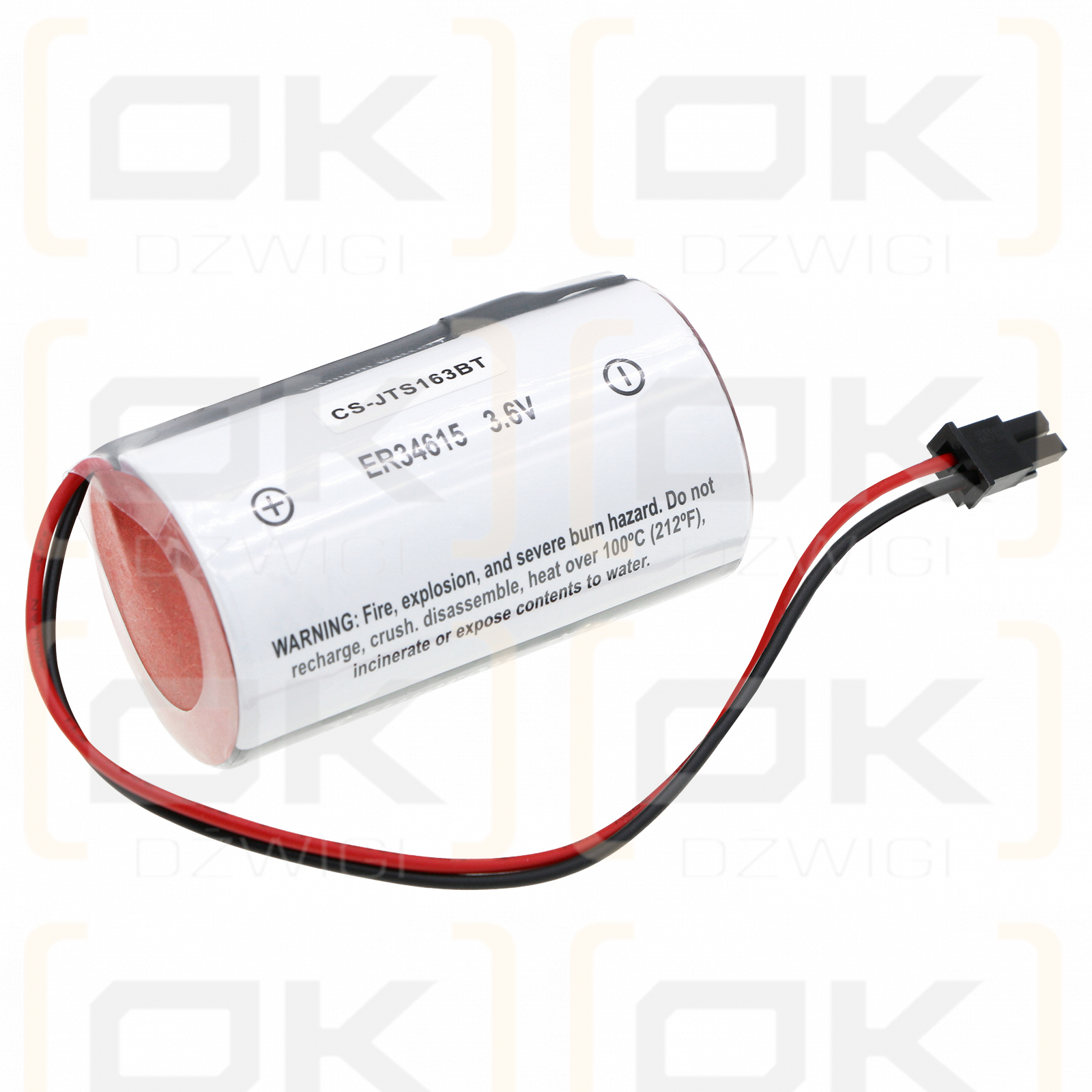Jablotron JA-163A voll kabellose Außensirene / BAT-100A 14500 mAh Li-SOCl2 3,6 V (Cameron Sino)