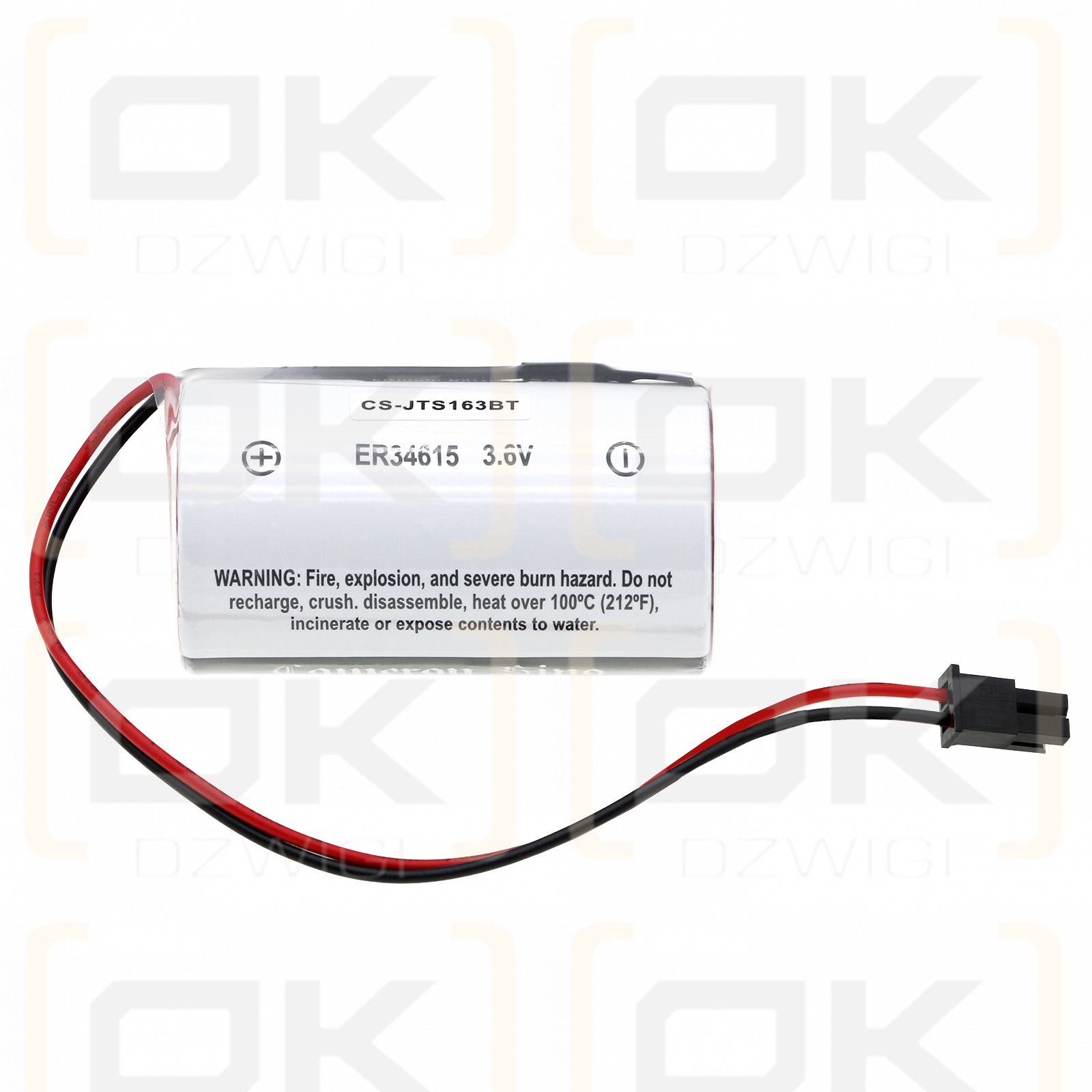 Jablotron JA-163A voll kabellose Außensirene / BAT-100A 14500 mAh Li-SOCl2 3,6 V (Cameron Sino)