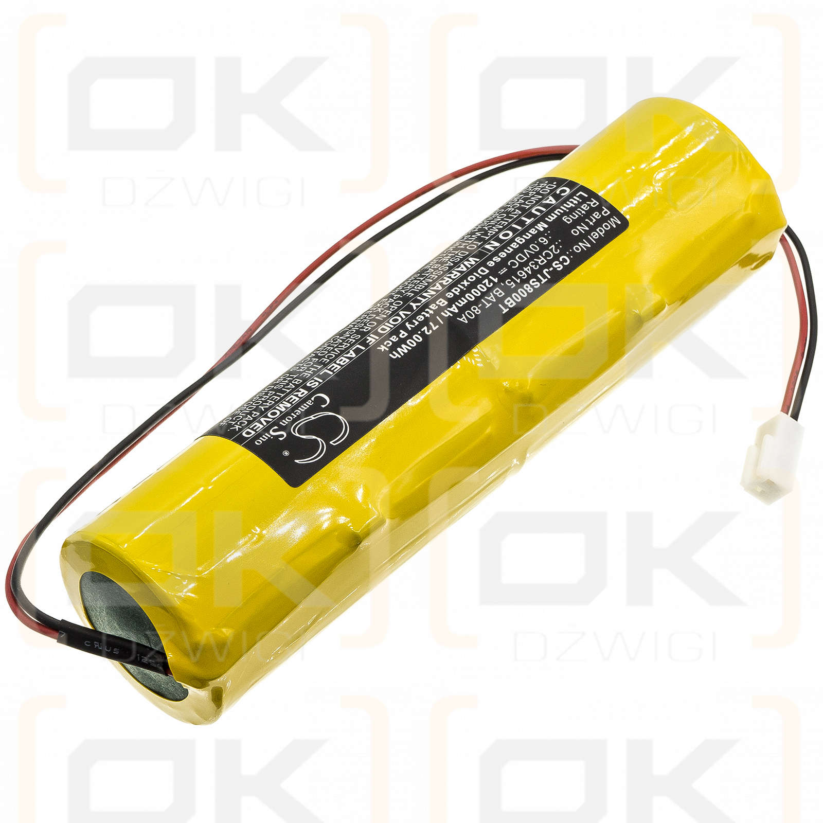 Jablotron Indexa 8000A / 2CR34615 12000mAh Li-MnO2 6.0V (Cameron Sino)