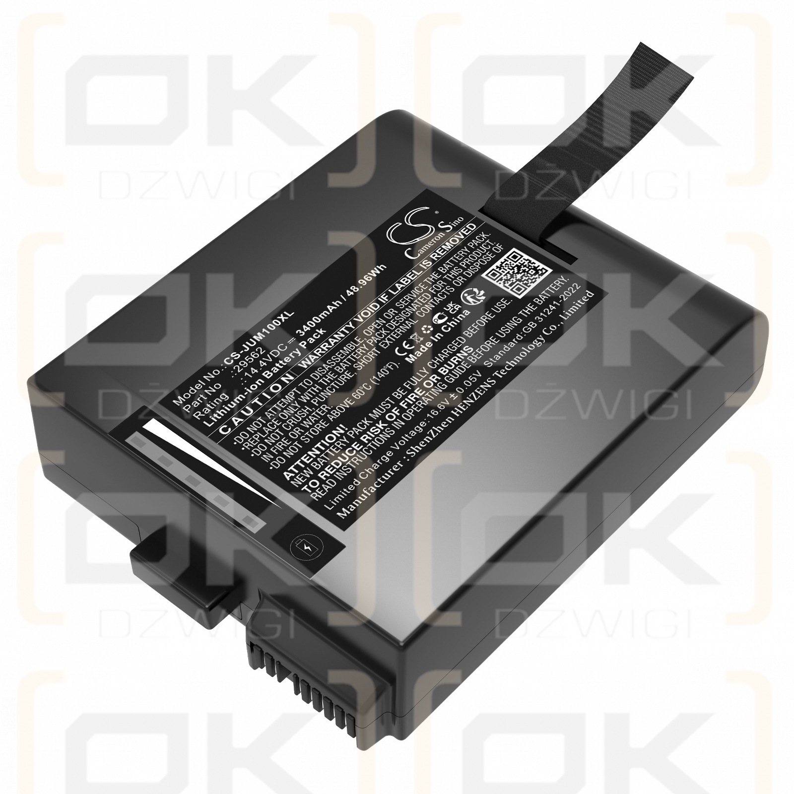 Juniper Mesa Pro 10" / 29562 3400 mAh, iones de litio, 14,4 V (Cameron Sino)