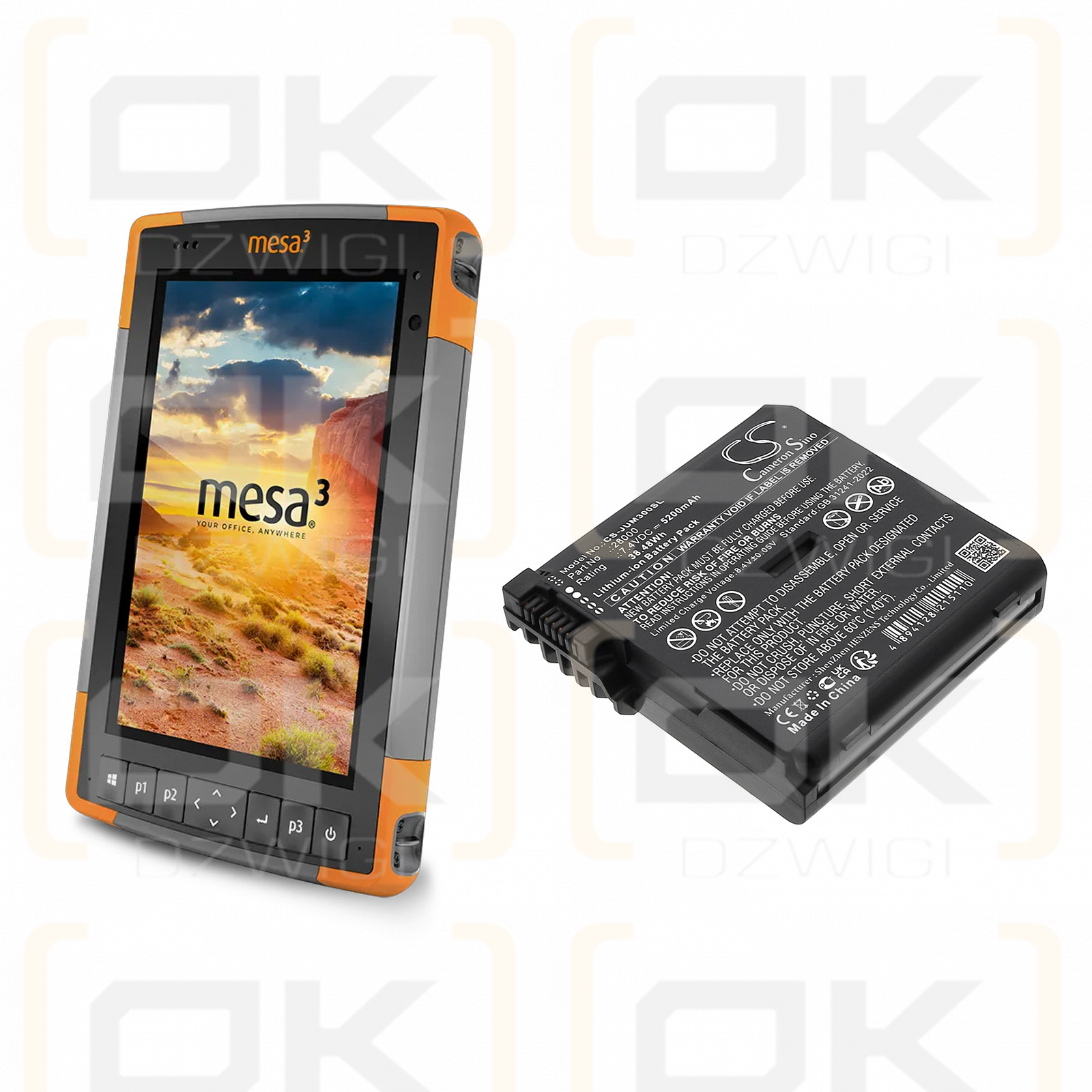 Juniper Mesa 4 Windows / 28000 5200 mAh Li-Ionen 7,4 V (Cameron Sino)