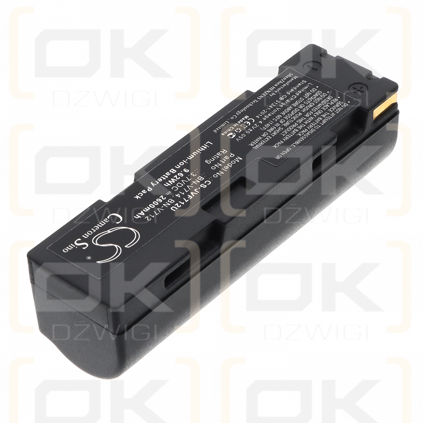 JVC GR-DVJ70E / BN-V714 2600 мАч Li-ion 3,7 В (Cameron Sino)