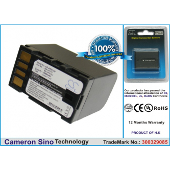 JVC GZ-X900EK / BN-VF815 Batería de iones de litio de 1500 mAh y 7,4 V (Cameron Sino)