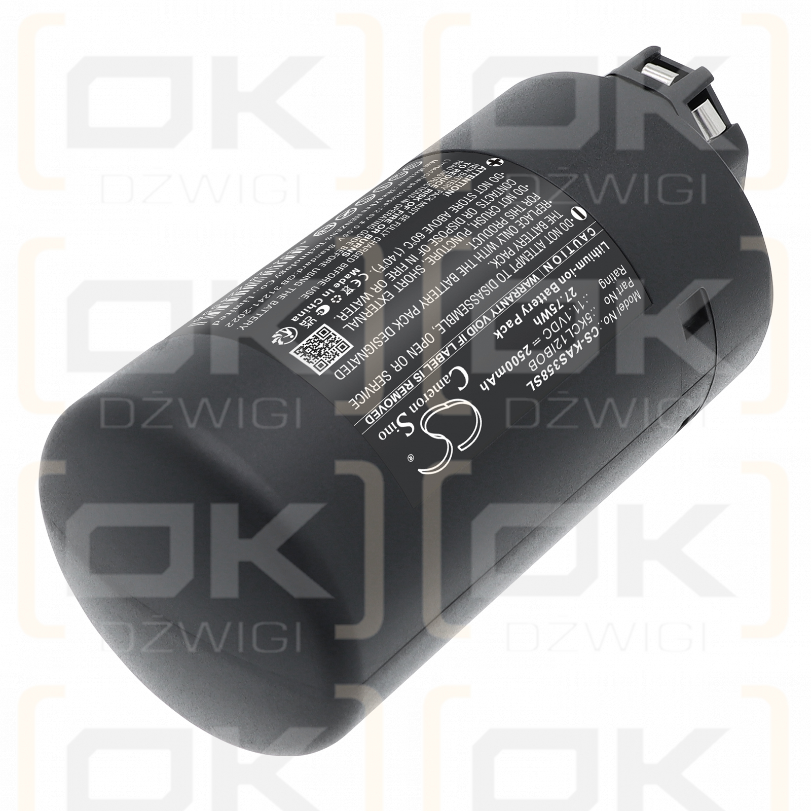 KitchenAid Stabmixer Artisan/5KCL12IBOB 2500 mAh Li-ion 11,1 V (Cameron Sino)