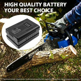 Replacement battery for Kobalt KST 2580-06 / KB280-06 4000 mAh Li-ion 80 V (Cameron Sino)