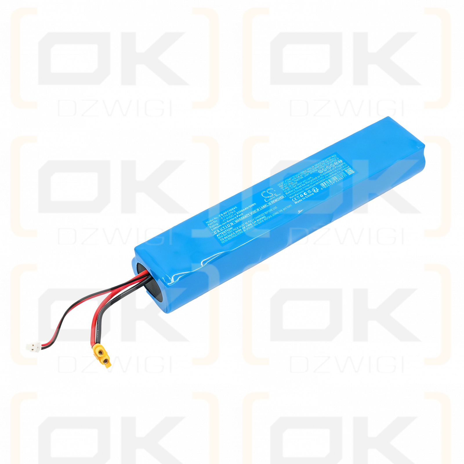 Bateria zamienna do Karcher FCV 3 Vacuum Mop / 9.774-978-0 2500 mAh Li-ion 21.6 V (Cameron Sino)
