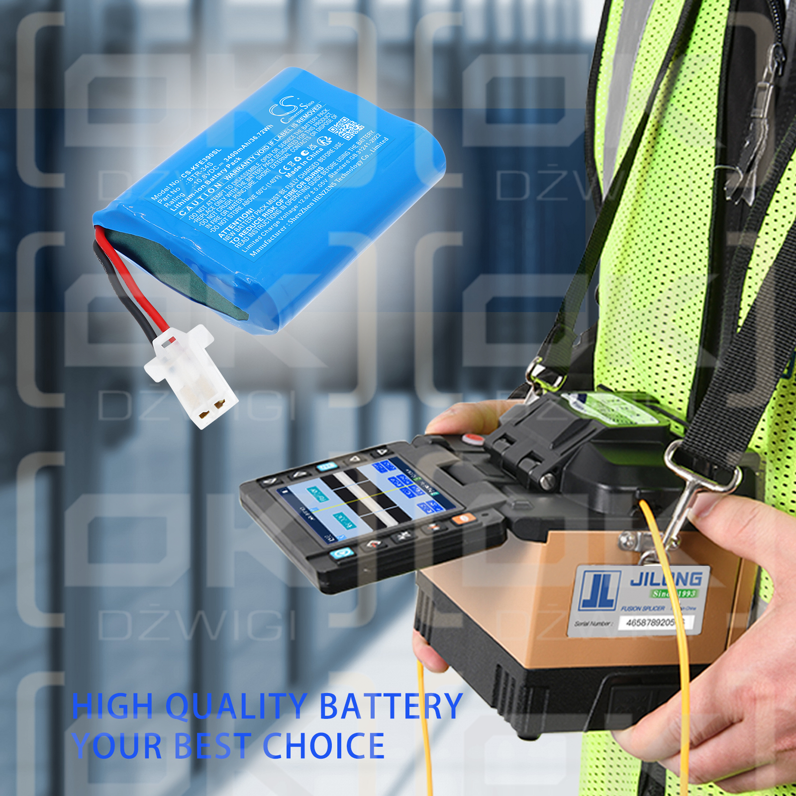 Jilong 500E / BTR-34S 3400 mAh Li-ion 10,8 V (Cameron Sino)