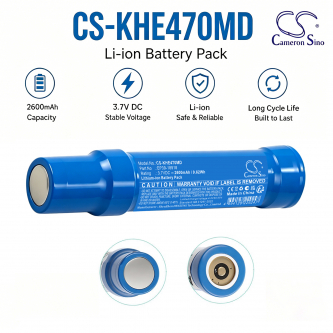 Ersatzakku für Keeler Ophthalmoskop Slim Line / EP39-18918 2600 mAh Li-Ion 3,7 V (Cameron Sino)