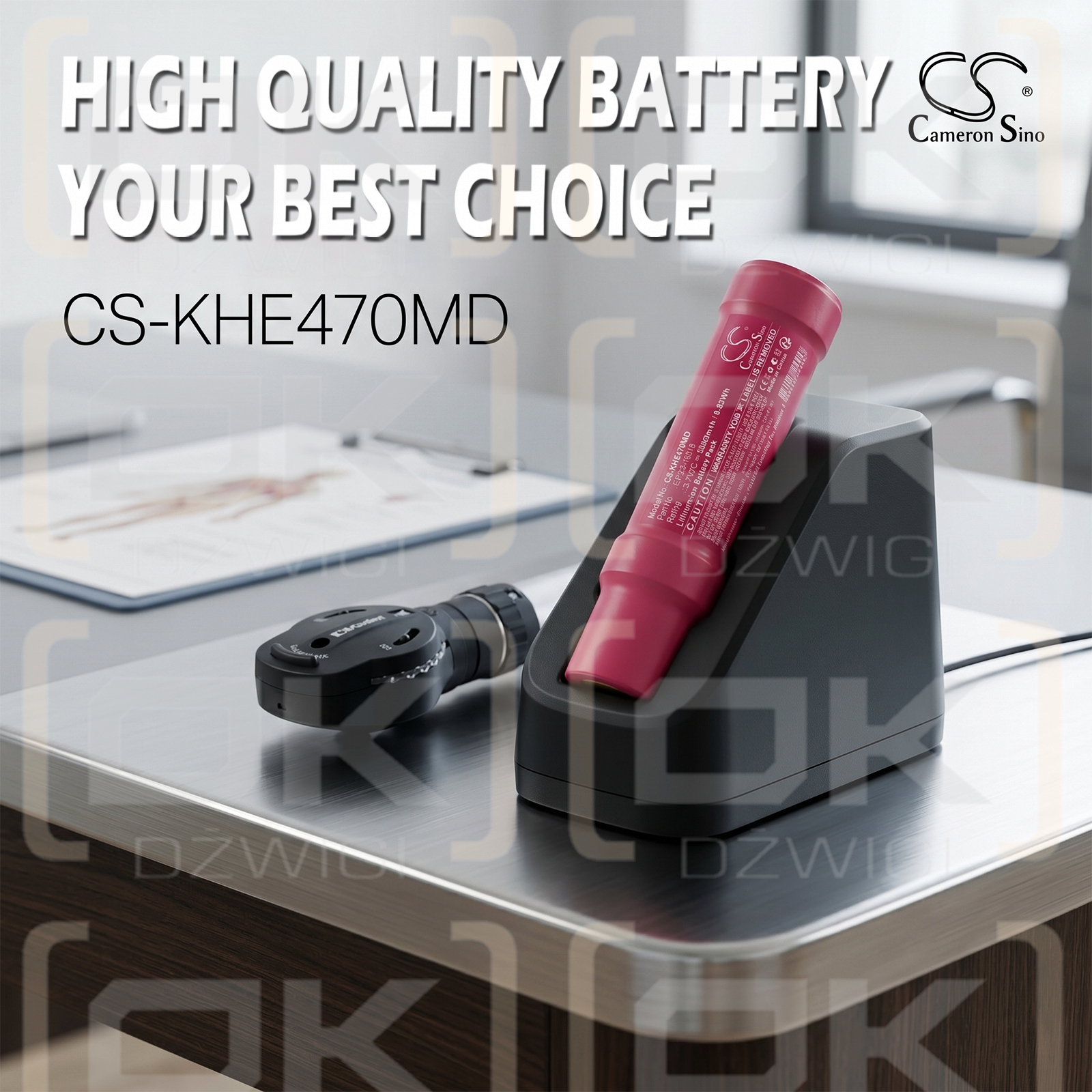 Replacement Battery for Keeler Ophthalmoscope Slim Line / EP39-18918 2600 mAh Li-ion 3.7 V (Cameron Sino)