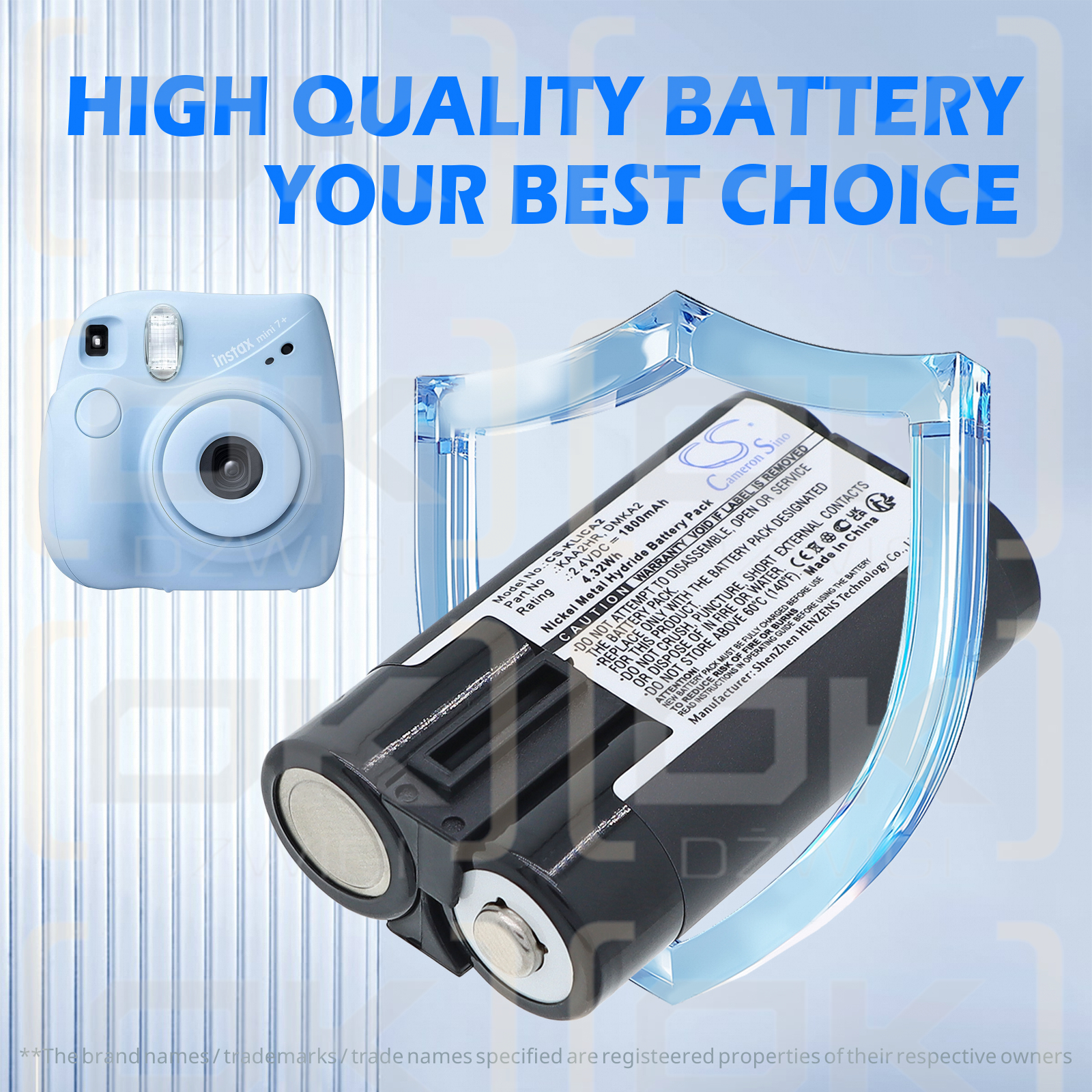 Sony Discman ESP D-421SP / BP-DM10 1800 mAh Ni-MH 2,4 V (Cameron Sino)