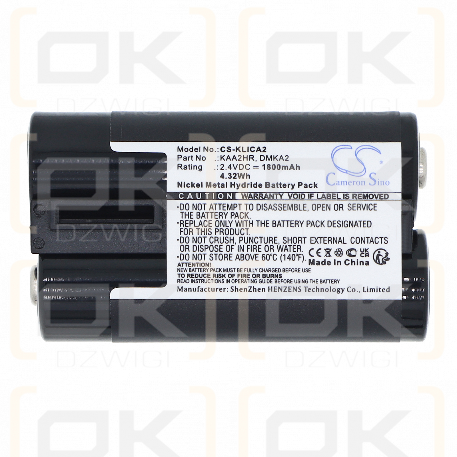 Sony Discman ESP D-421SP / BP-DM10 1800 mAh Ni-MH 2,4 V (Cameron Sino)