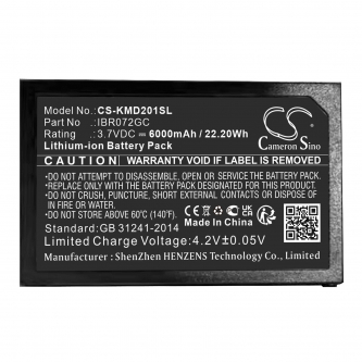 IES AD201-1 / IBR072GC 6000mAh Li-ion 3.7V (Cameron Sino)