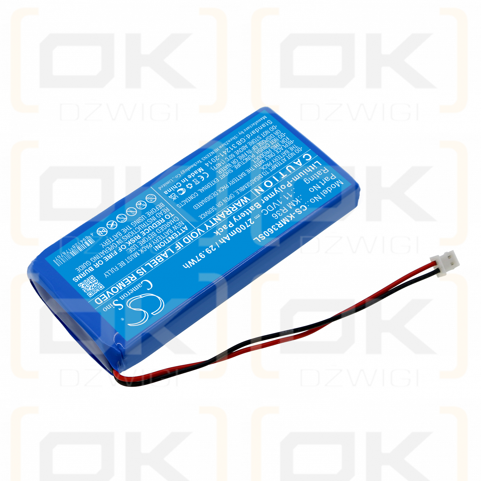 Kanomax KM R36 Gasmaster / KM R36 2700mAh Li-Polymer 11.1V (Cameron Sino)