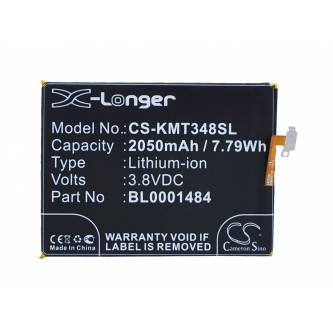 KAZAM Thunder 348 / BL0001484 2050 mAh Li-Ion 3,8 V (Cameron Sino)