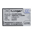 KAZAM Trooper X4.0 / KAX10 1600 mAh Li-ion 3.7 V (Cameron Sino)