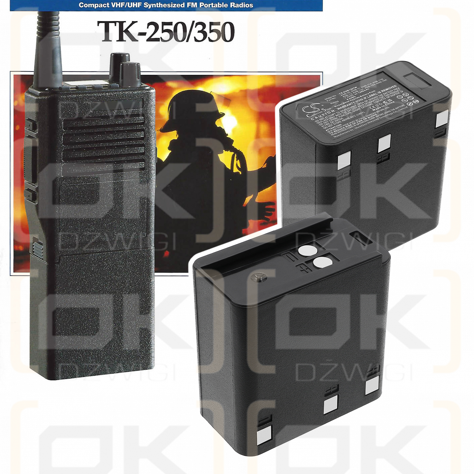 KENWOOD / KNB-9A 1200 мАч Ni-MH 7,2 В (Cameron Sino)