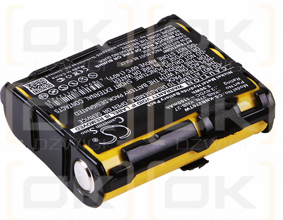 KENWOOD / KNB-27N 1100 mAh Ni-MH 3,6 V (Cameron Sino)