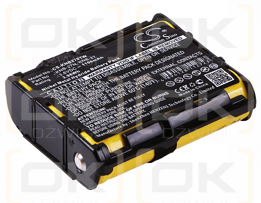 KENWOOD / KNB-27N 1100 mAh Ni-MH 3,6 V (Cameron Sino)