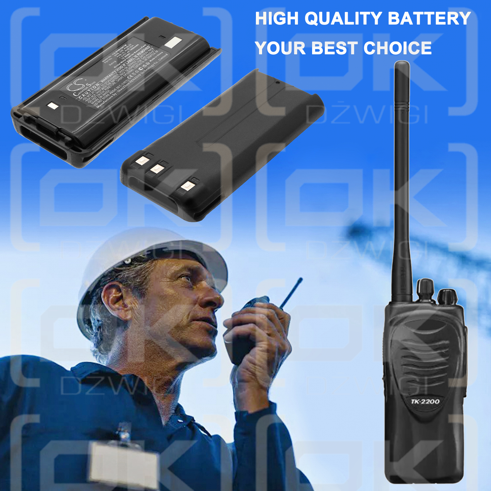 Kenwood ProTalk TK-2200V2P / RAD0148 1800 мАч Ni-MH 7,2 В (Cameron Sino)