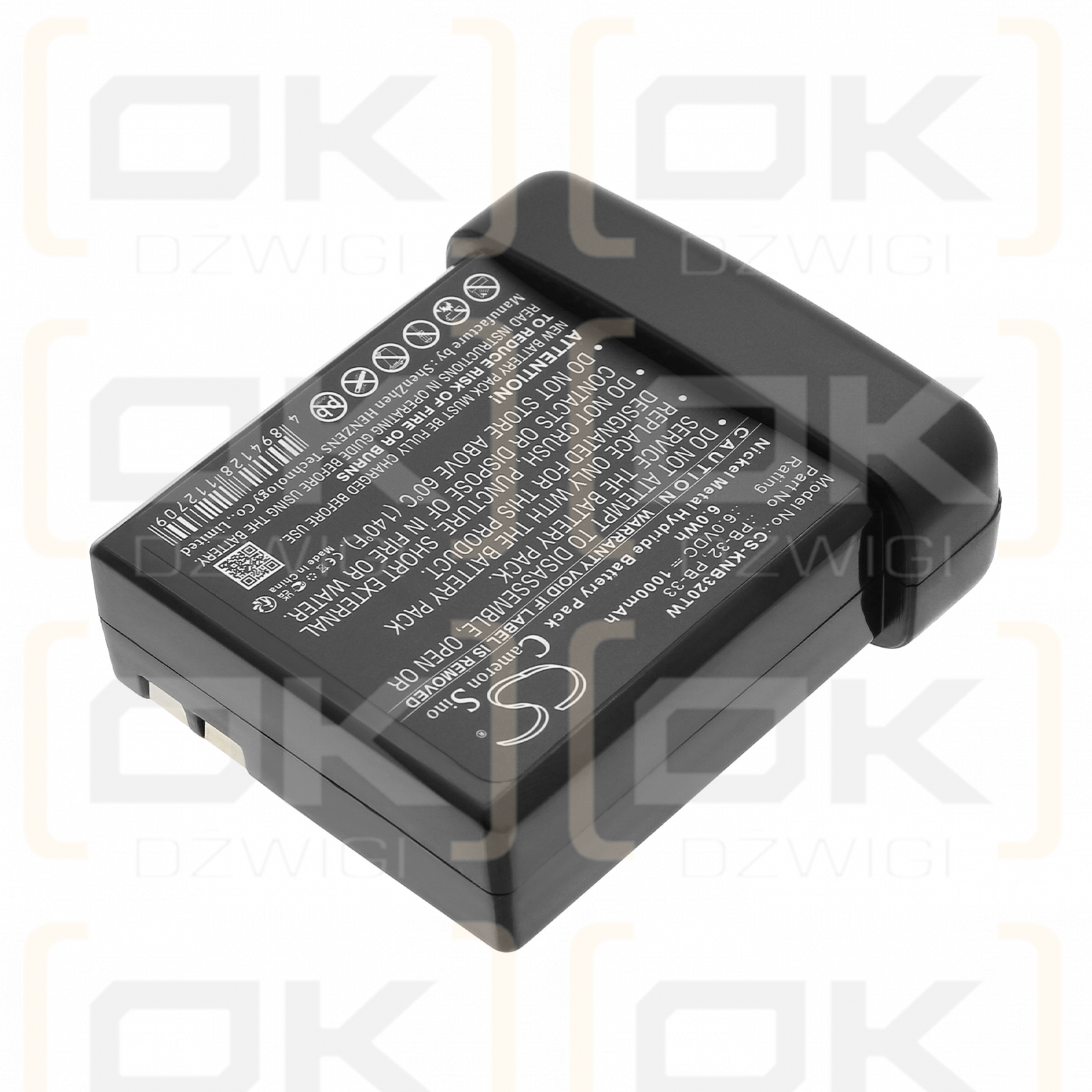 KENWOOD/PB-32 1000 мАч Ni-MH 6,0 В (Cameron Sino)