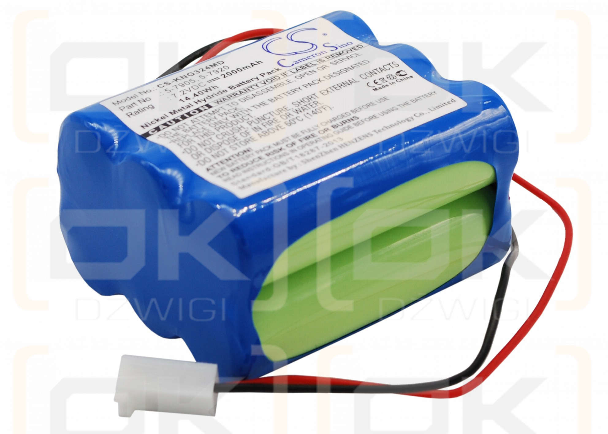 Kangaroo Pump 324 / 5-7905 2000mAh Ni-MH 7.2V (Cameron Sino)