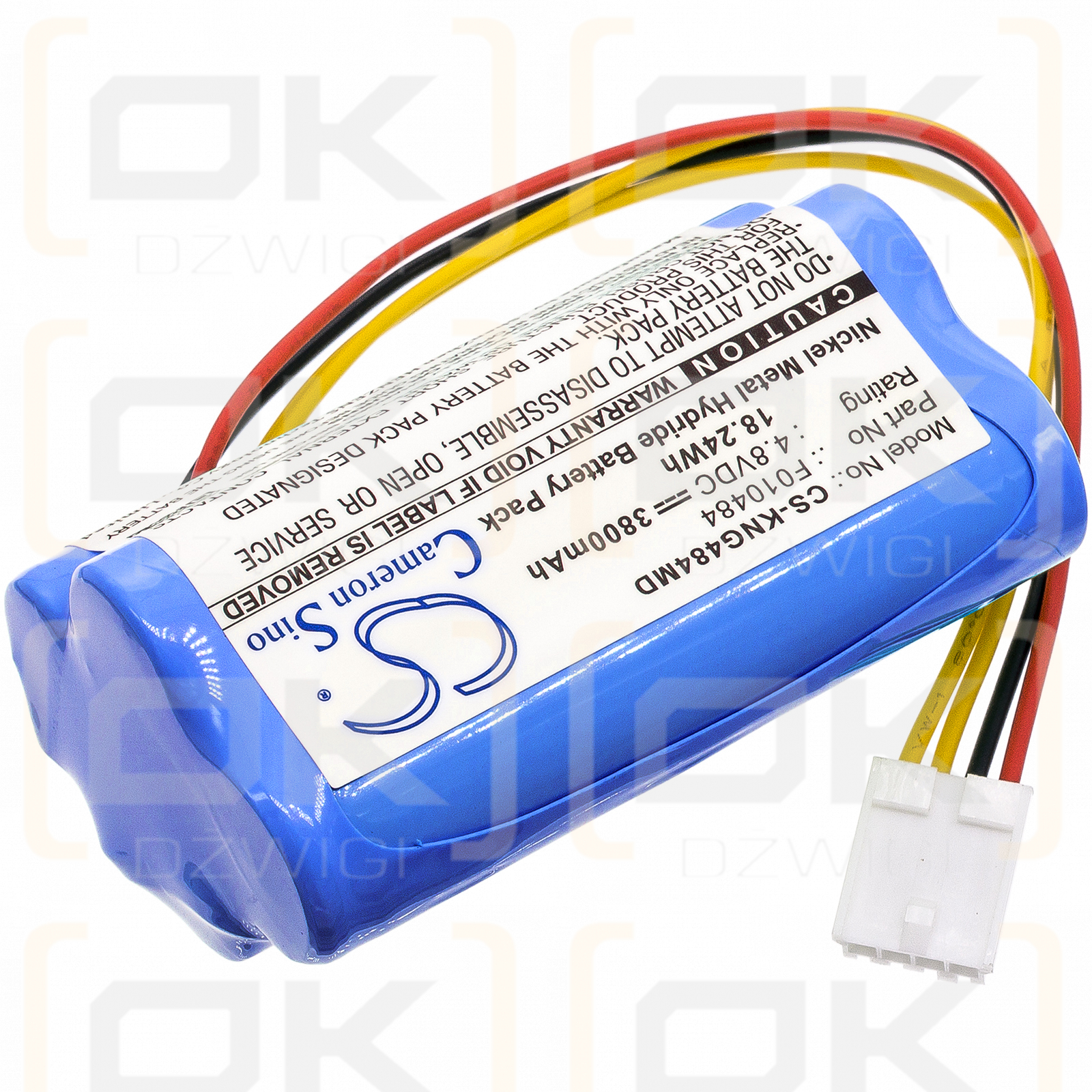 Kangaroo ePump feeding pump / F010484 3800mAh Ni-MH 4.8V (Cameron Sino)