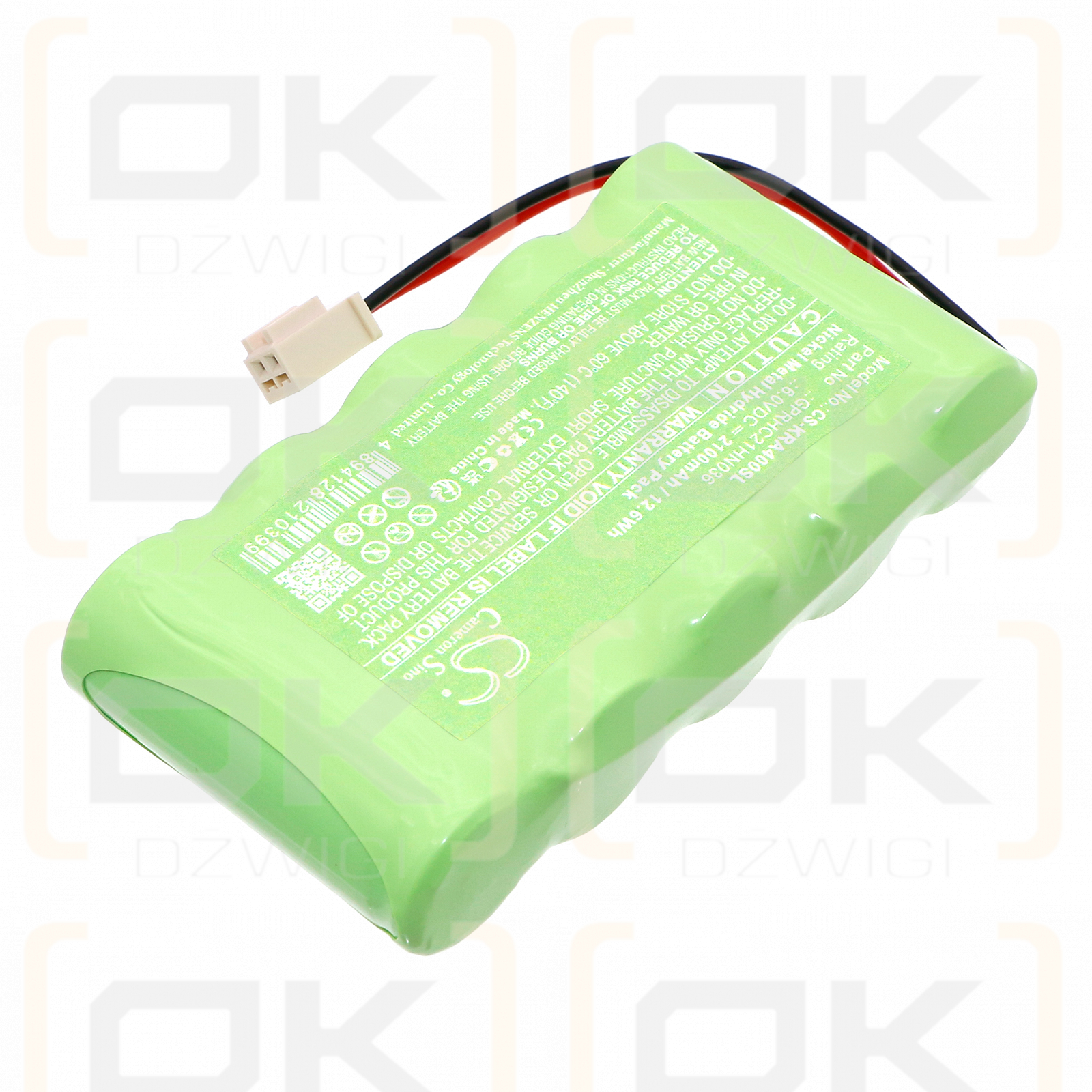 KERN EG-A06 / GPRHC21HN036 2100 mAh Ni-MH 6,0 V (Cameron Sino)