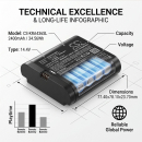 Ersatzakku für IKEA ENEBY / ICBL14.4-36-A1 2600 mAh Li-Ion 14,4 V (Cameron Sino)