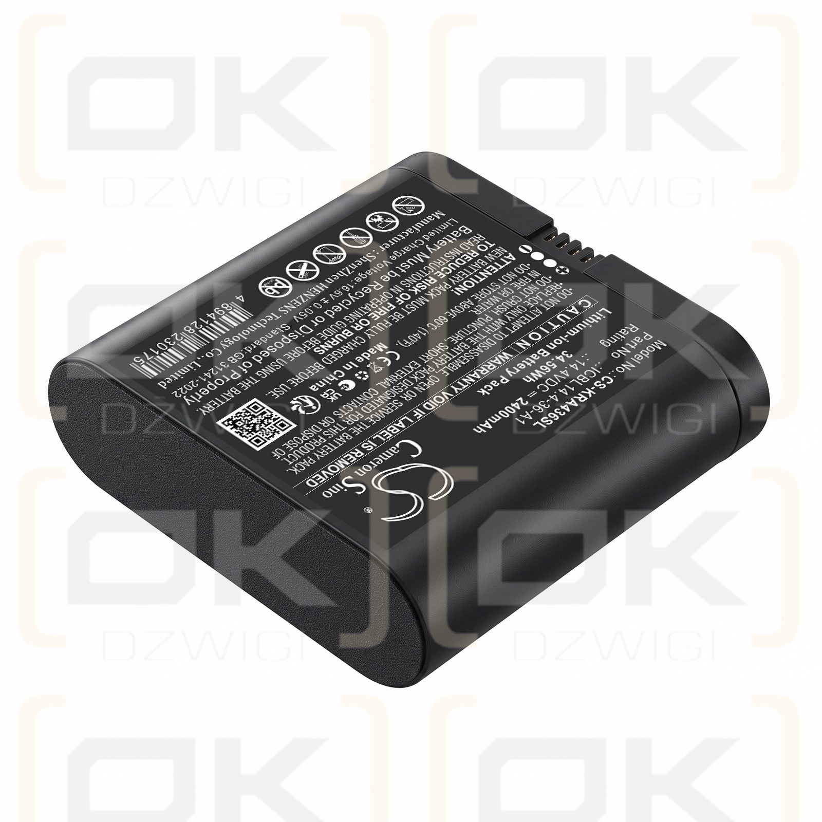 Ersatzakku für IKEA ENEBY / ICBL14.4-36-A1 2600 mAh Li-Ion 14,4 V (Cameron Sino)
