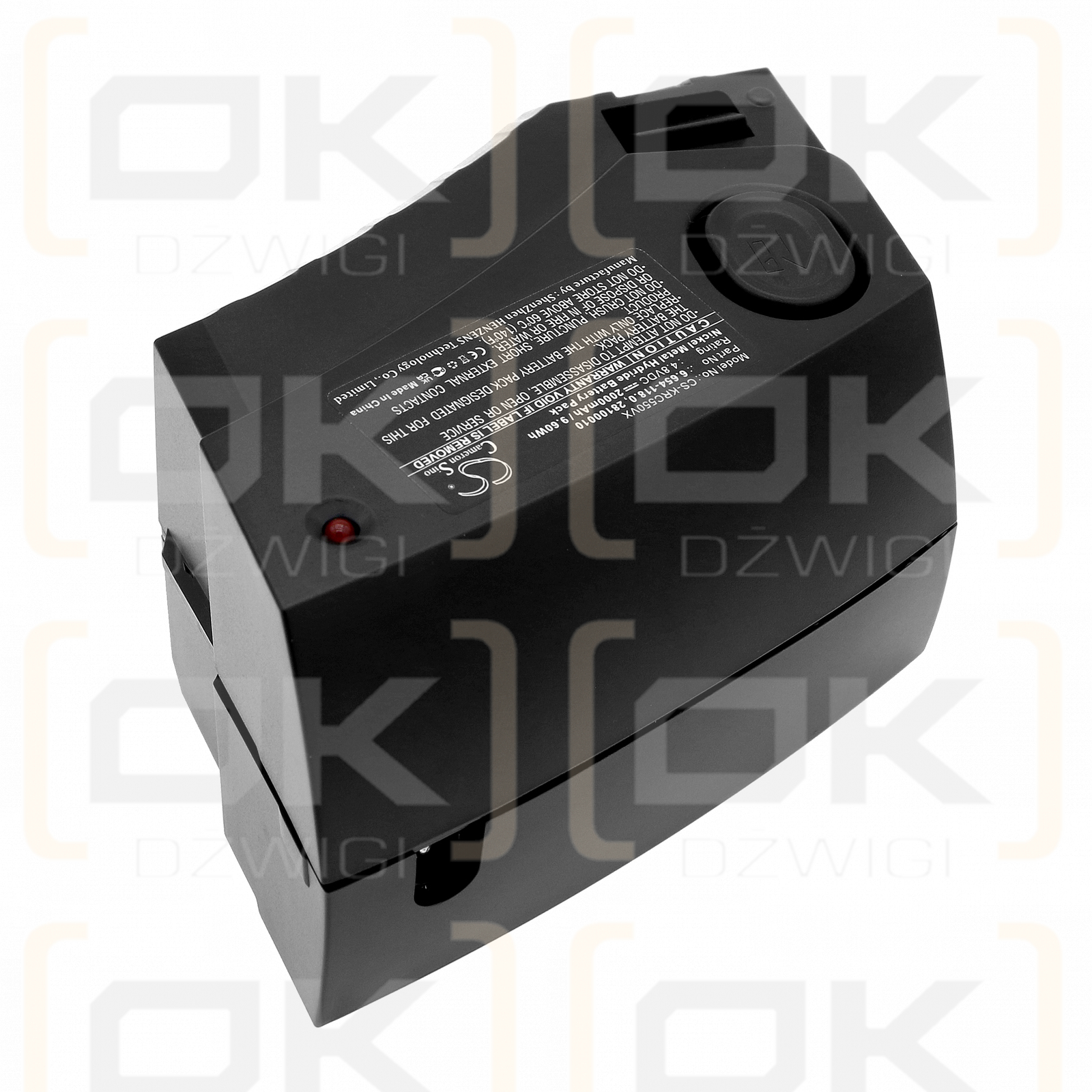 Karcher 12585050 / 6.654-118.0 2000mAh Ni-MH 4.8V (Cameron Sino)