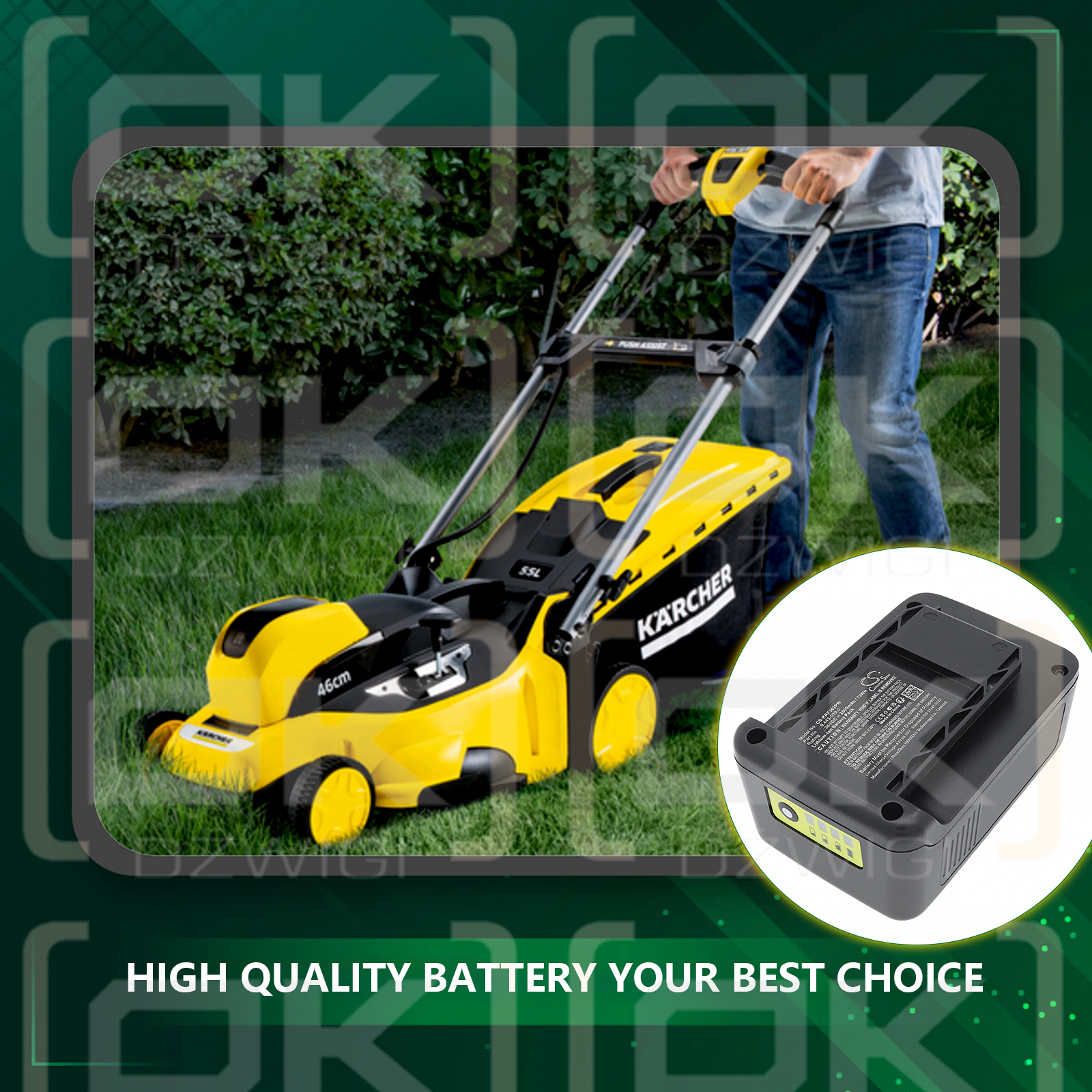 Сменный аккумулятор для многофункционального инструмента Karcher MT 36 Bp / 6.445-039.0 2000 мАч Li-ion 36 В (Cameron Sino)