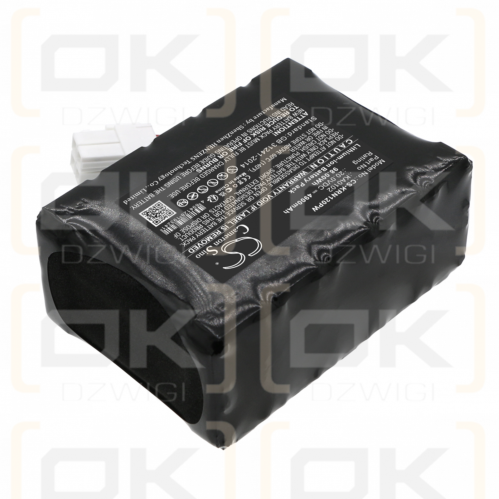 Kress Mission RTKn 1000 / KA0102 4900mAh Li-ion 20.0V (Cameron Sino)