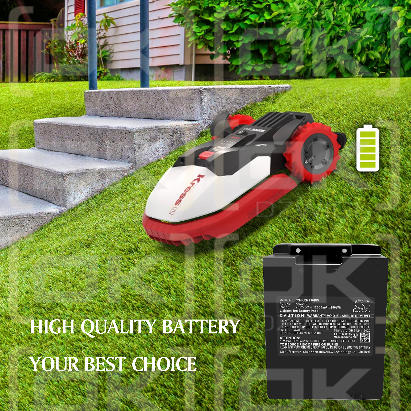 Kress Mission Mega RTKn 24000 / 59002628 12500 mAh Li-ion 20 V (Cameron Sino)