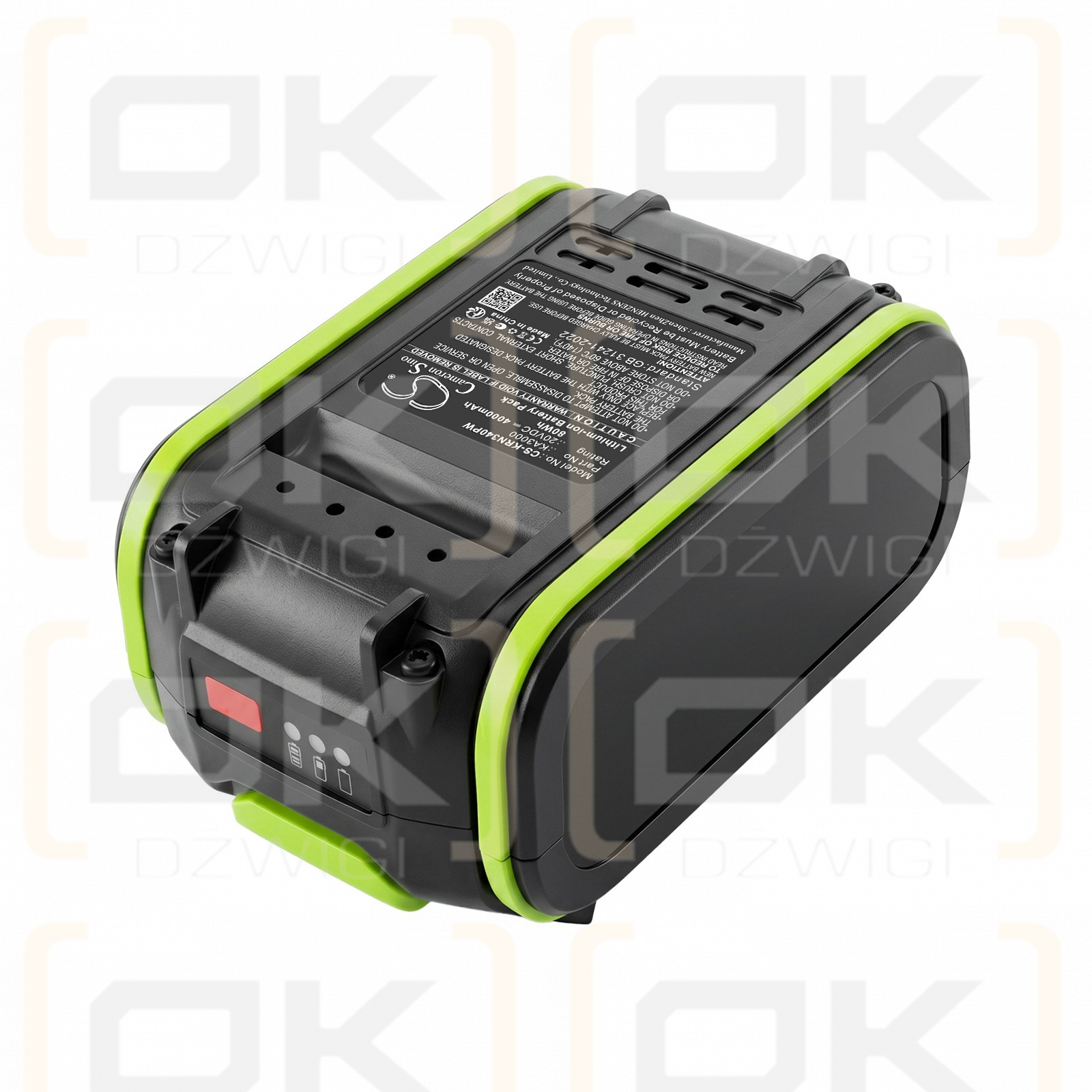 Ersatzakku für Kress KG756E.9 / KA3000 4000 mAh Li-Ion 20V (Cameron Sino)