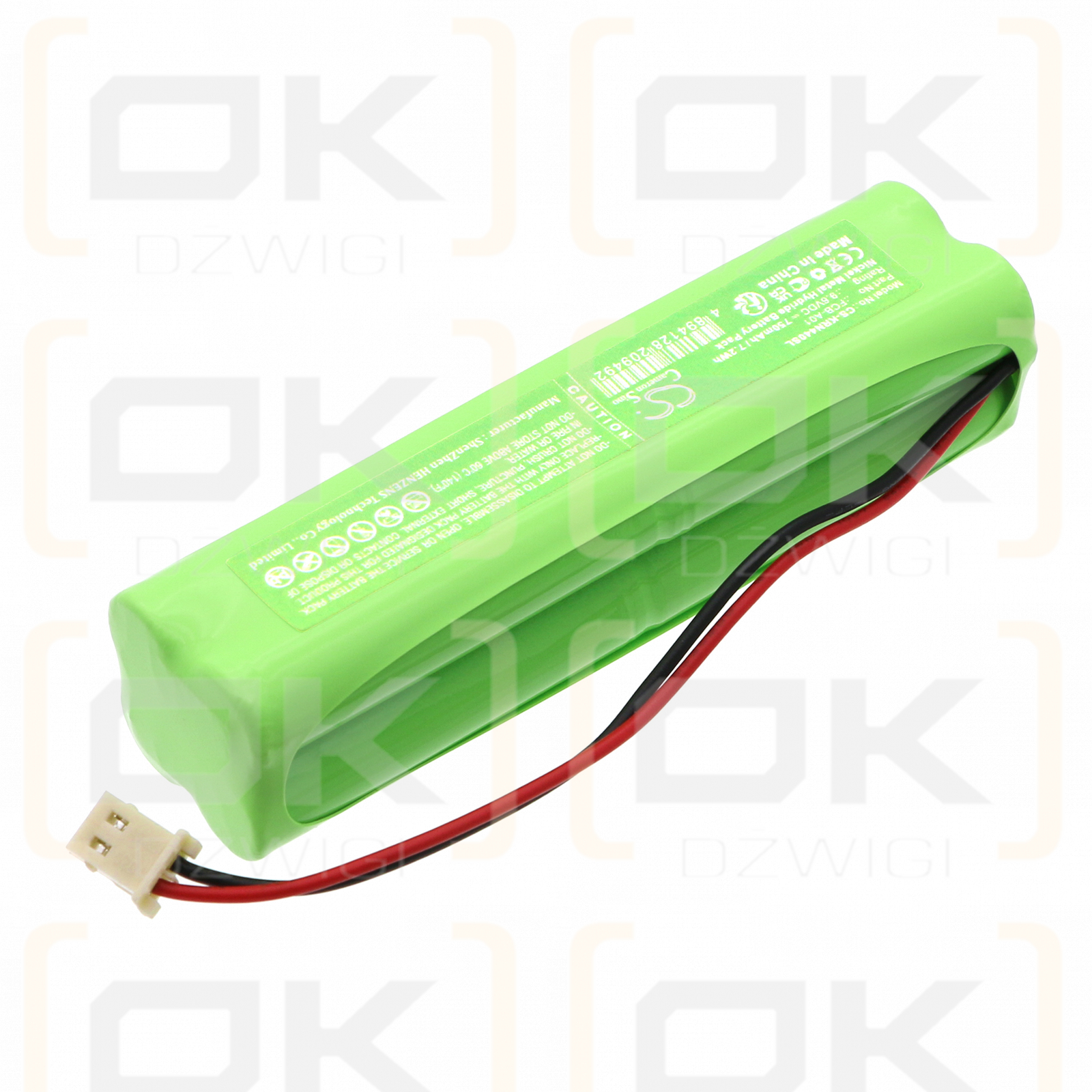 KERN FCB / FCB-A01 750mAh Ni-MH 9.6V (Cameron Sino)