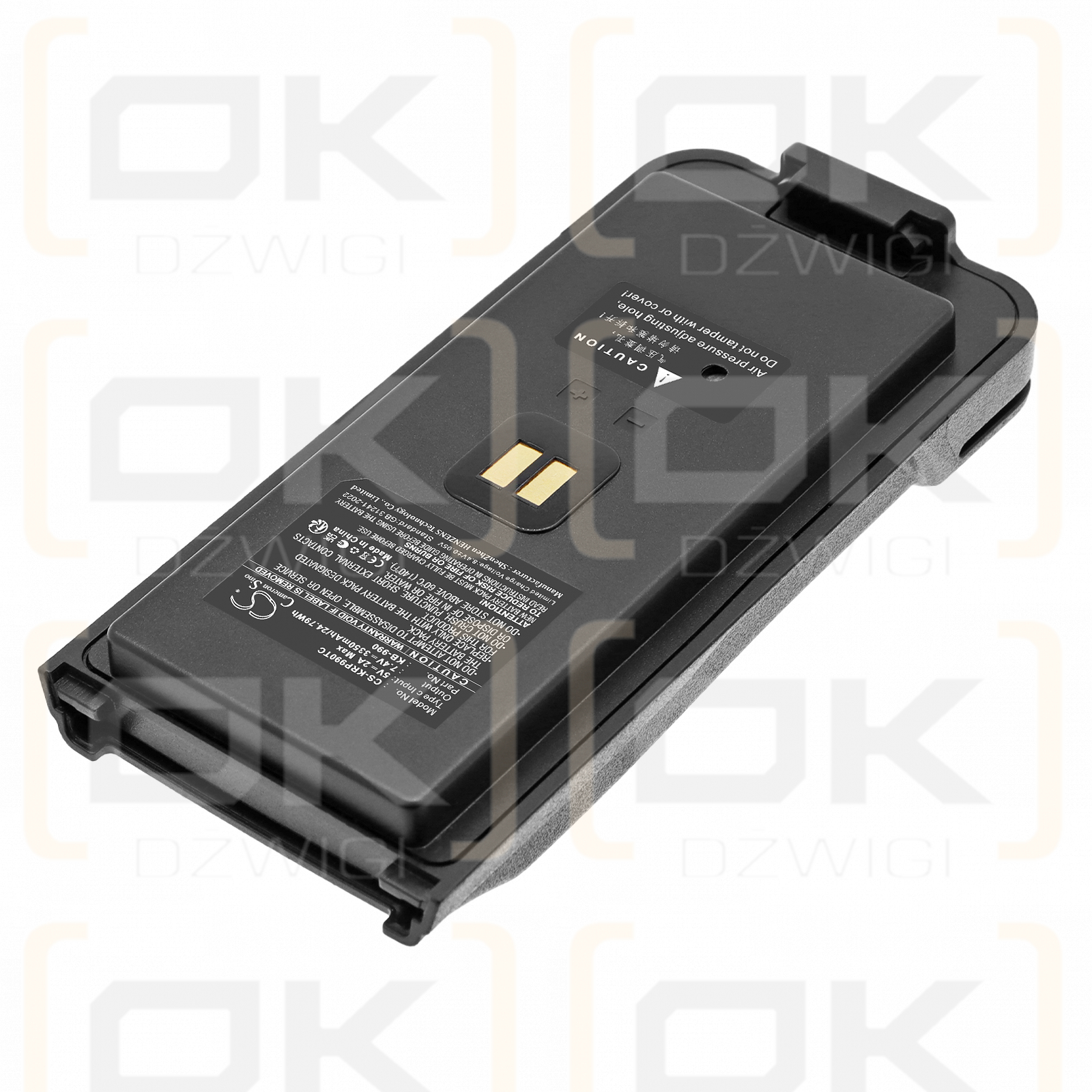 Batería de repuesto para Kirisun DP995 / KB-98A 3350 mAh Li-ion 7,4 V (Cameron Sino)