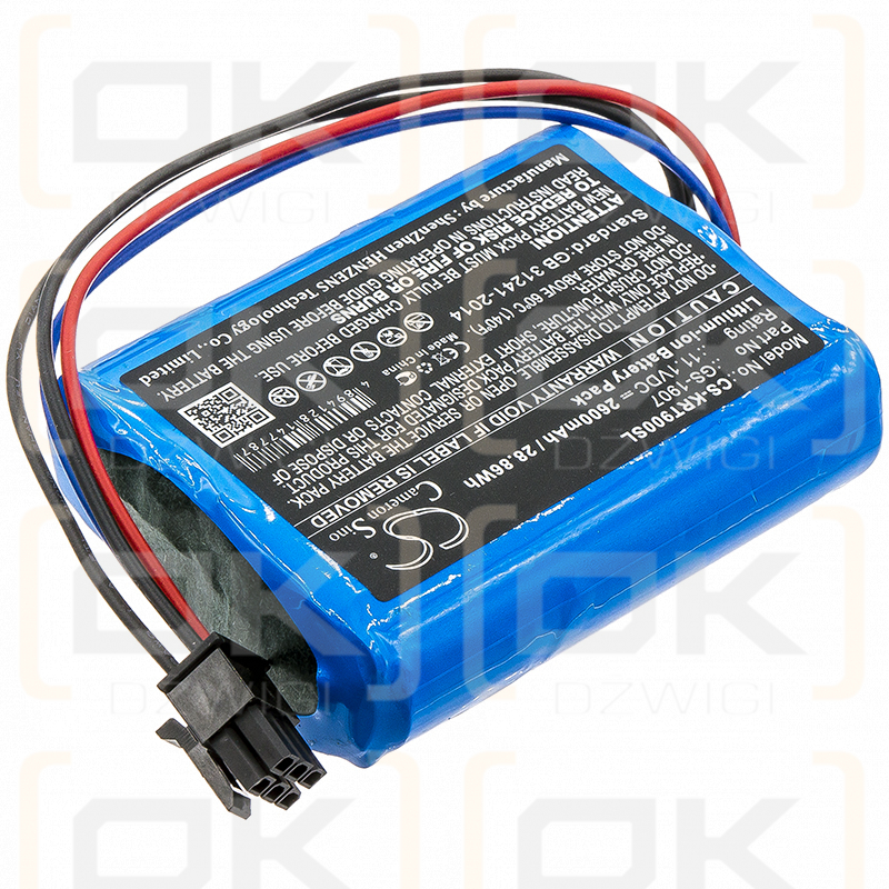 Kronos 8609000-018 / GS-1907 2600mAh Li-ion 11.1V (Cameron Sino)