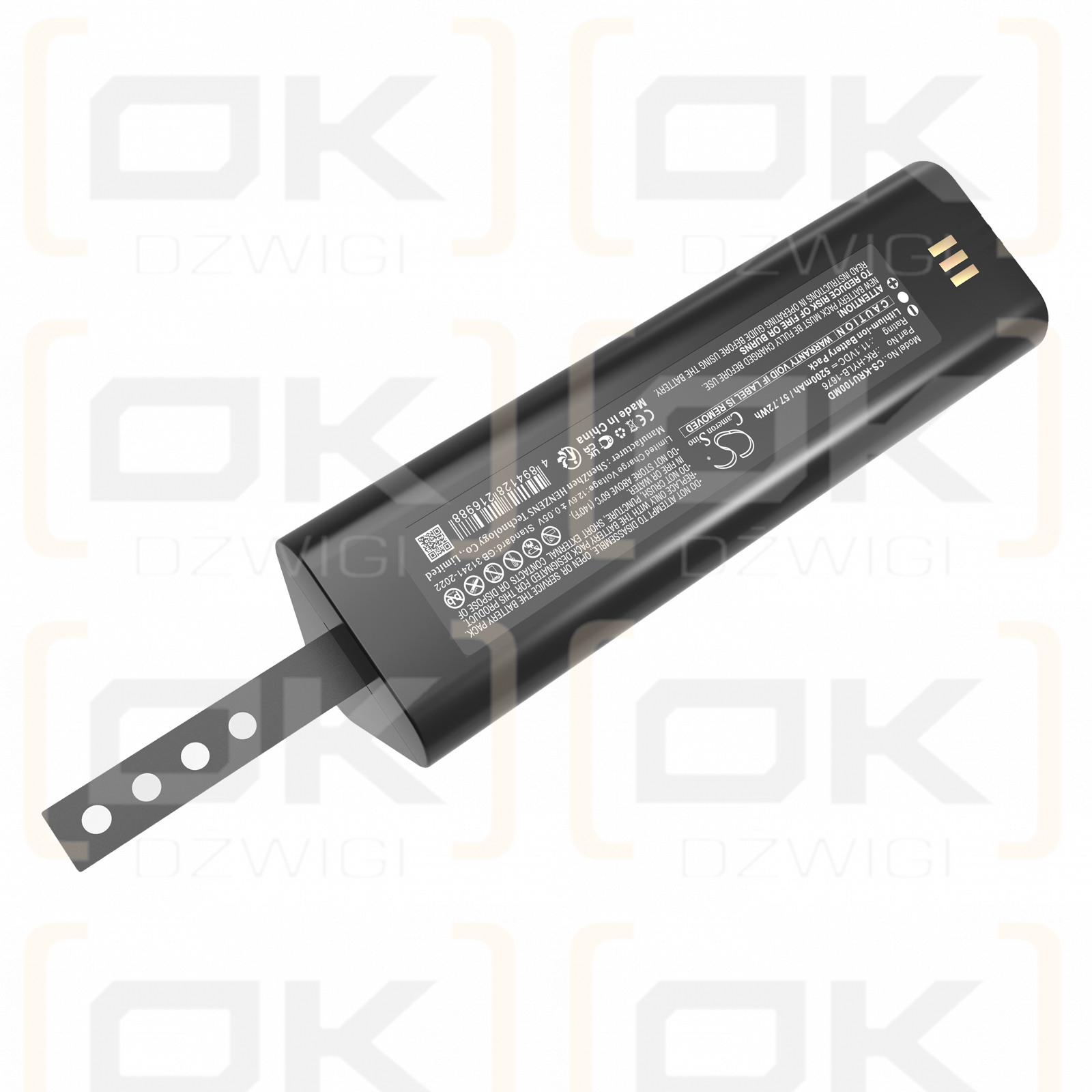 KAIXIN RKU10 Veterinär-Ultraschallgerät / HYLB-1676 5200 mAh Li-Ion 11,1 V (Cameron Sino)