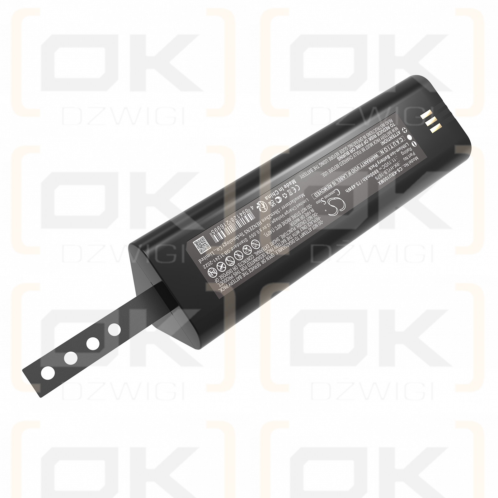 KAIXIN RKU10 Veterinär-Ultraschallgerät / HYLB-1676 6800 mAh Li-Ionen 11,1 V (Cameron Sino)
