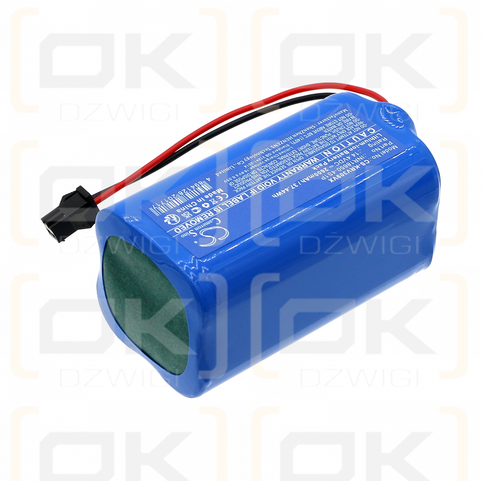 Klins K187 / INR18650-4S1P 2600mAh Li-ion 14.4V (Cameron Sino)