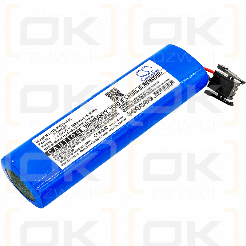 Kinryo KC342D / KC0402A 2000mAh Ni-MH 4.8V (Cameron Sino)