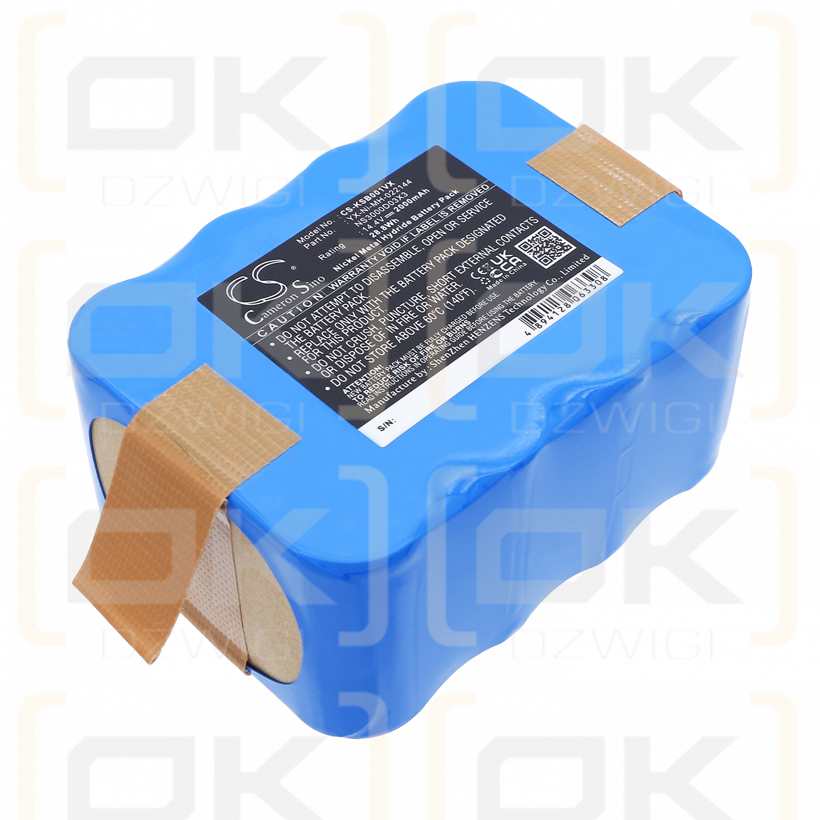 GAIS FTM-031K / YX-MH022144-TN 2000 mAh Ni-MH 14.4 V (Cameron Sino)