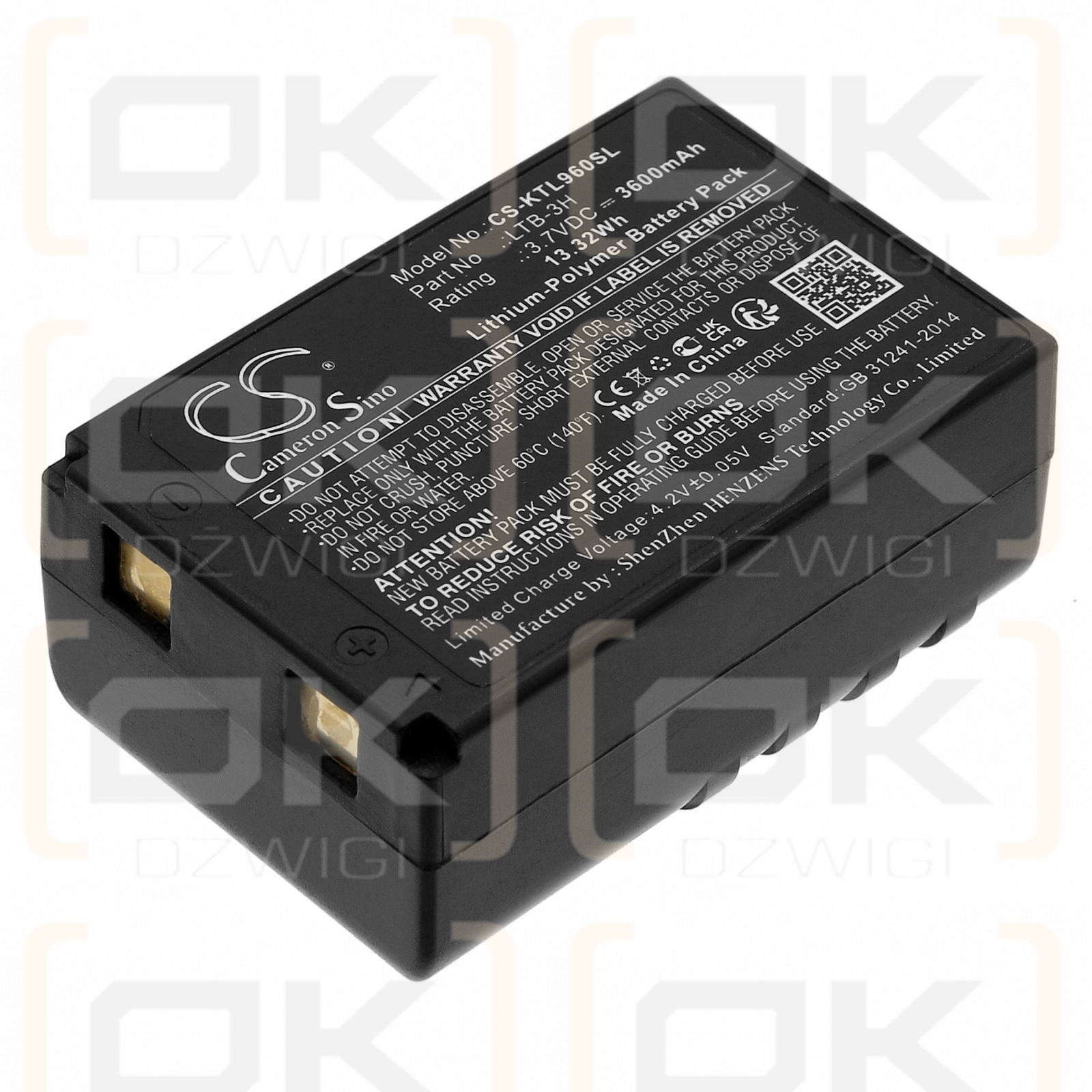 Muratec KDS ATL-46 / LTB-3H 3600mAh Li-polímero 3.7V (Cameron Sino)