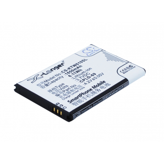 Coolpad 8809 / CPLD-69 Replacement Battery 1650 mAh Li-ion 3.7 V (Cameron Sino)