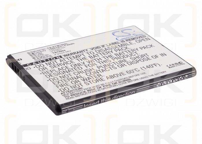 K-Touch W88 / TBT9608 1500mAh Li-ion 3.7V (Cameron Sino)