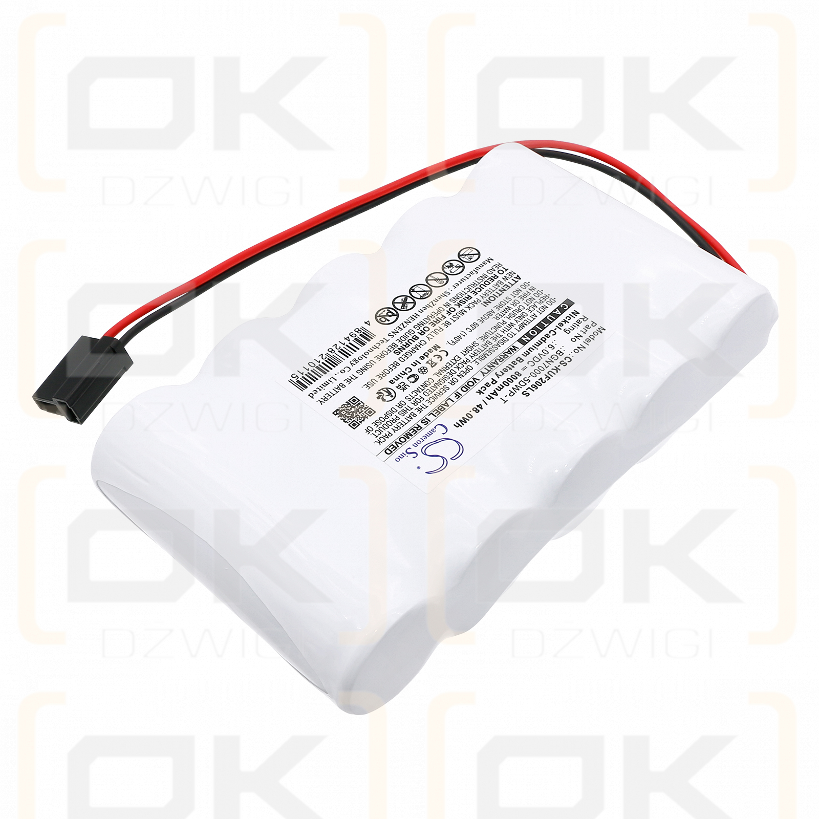 Kaufel 002006 / BGN7000-5DWP-T 8000mAh Ni-CD 6.0V (Cameron Sino)