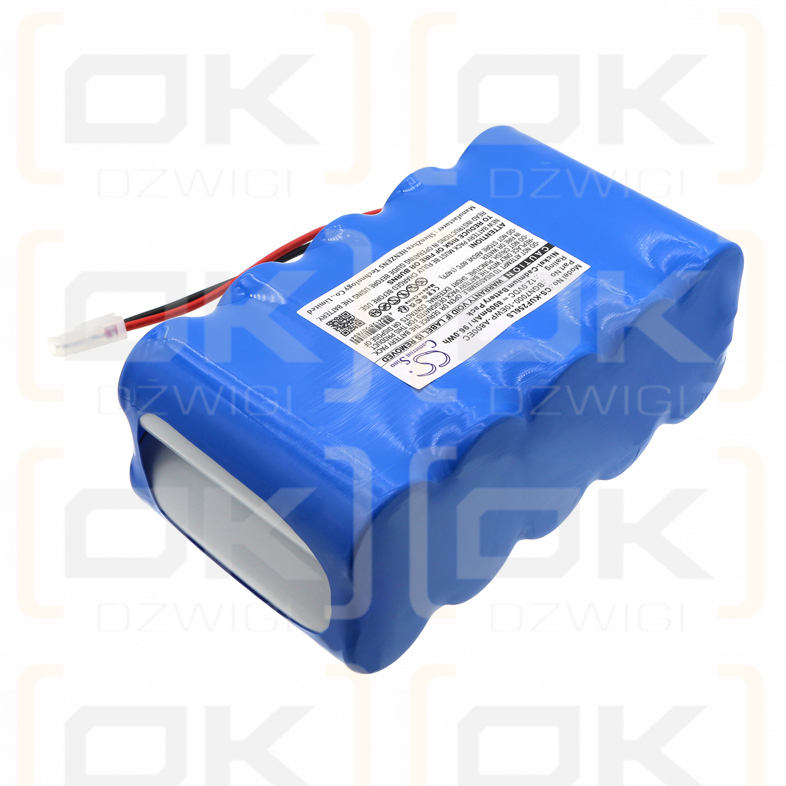 Kaufel 002266 / BGN7000-10EWP-A800EC 8000mAh Ni-CD 12.0V (Cameron Sino)